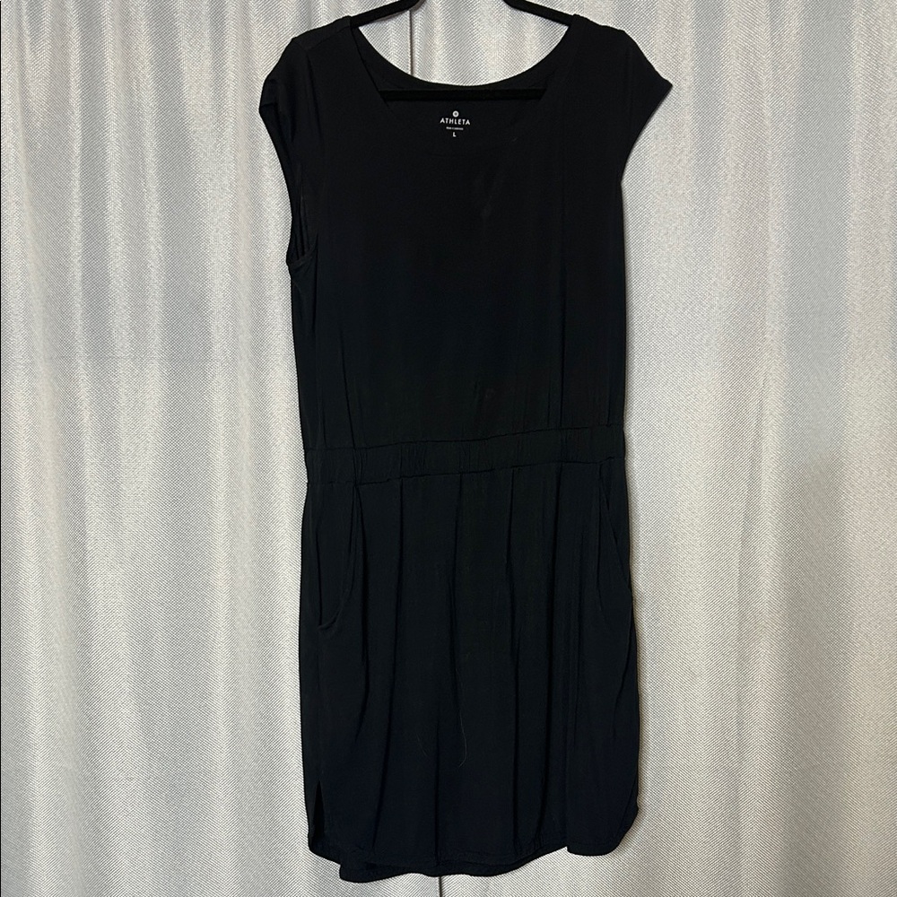 Athleta Black Midi Dress